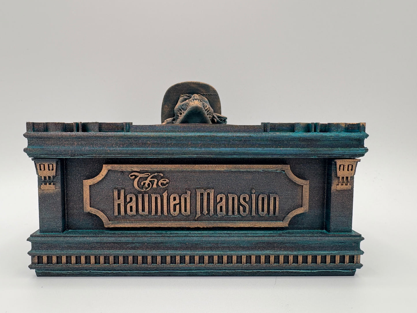 Hatbox Ghost themed trinket box