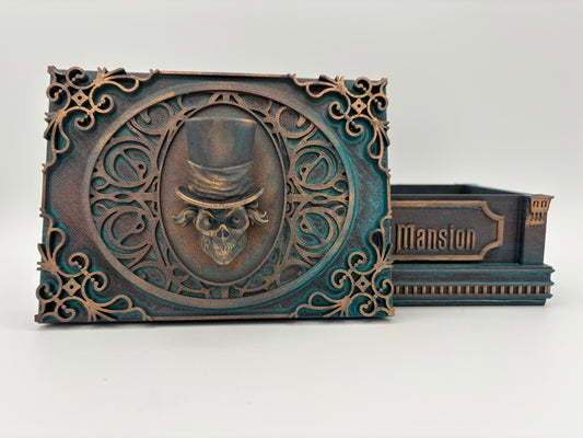 Hatbox Ghost themed trinket box
