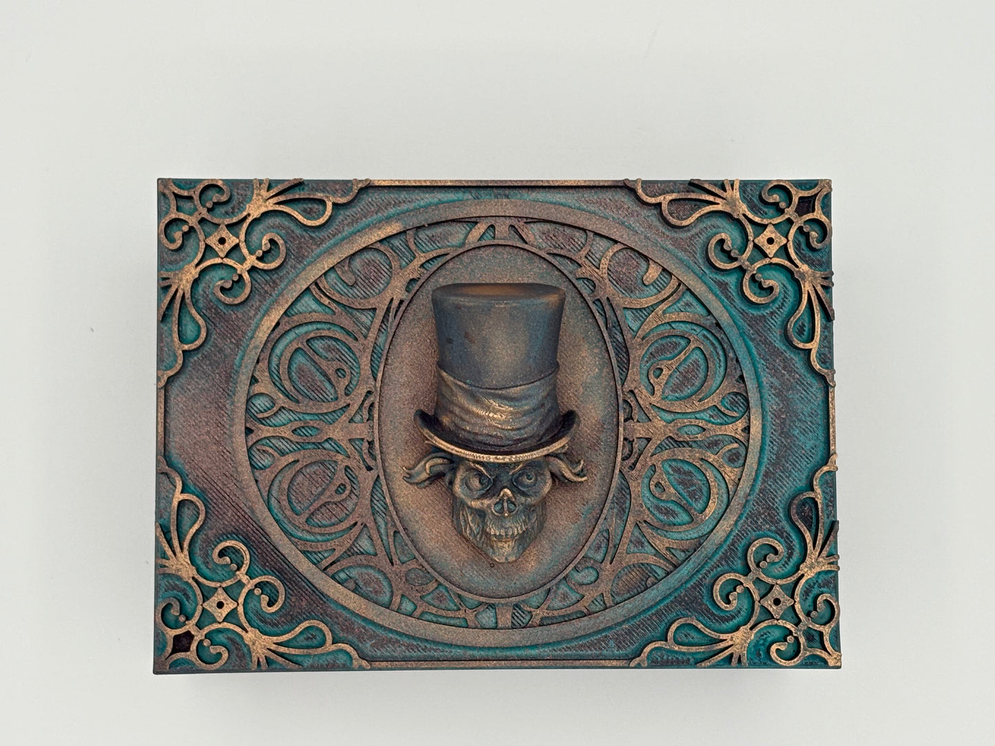 Hatbox Ghost themed trinket box